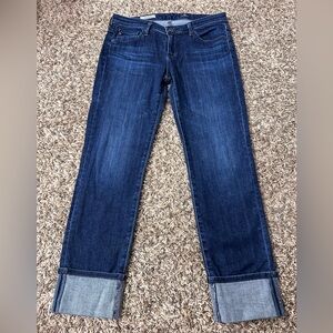 AG Adriano Goldschmied Women's Straight Leg Jeans - Indigo